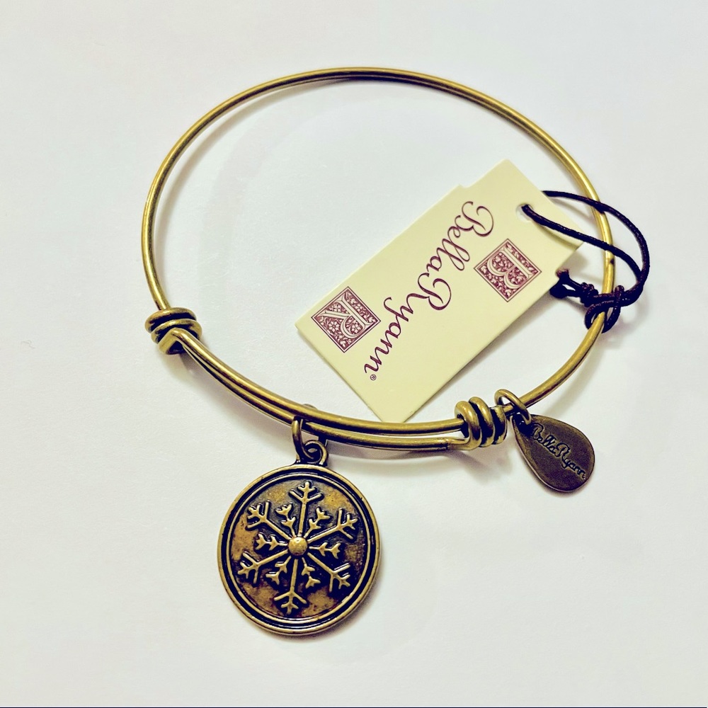 NWT Bella Ryann gold snowflake bracelet